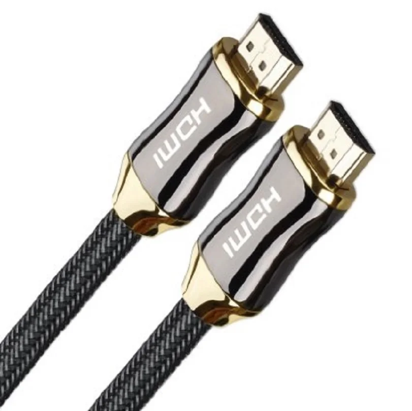 Позолоченный металлический корпус (W) Кабель HDMI v1.4 Премиум кабель для PS3 DVD HDTV 1080P