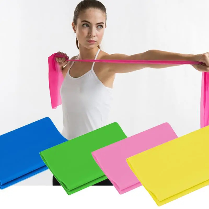 High Elasticity Yoga Tension Band, Latex Slimming Strap 120CM Fitness