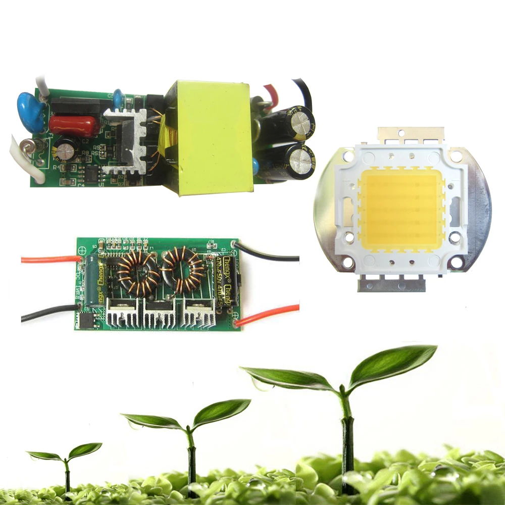 High Lumen 50w White Full Spectrum 380780nm Full Spectrum 400 840nm