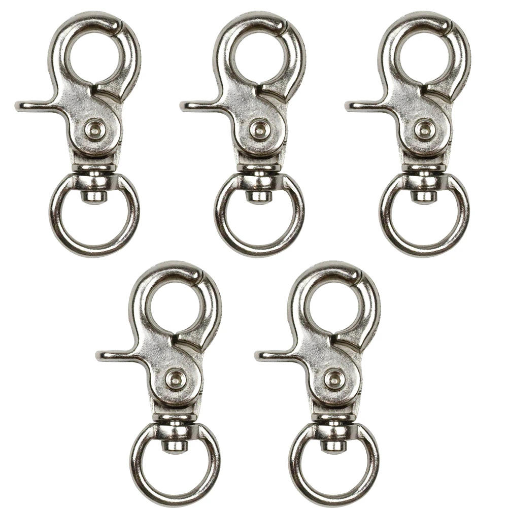 5Pcs Accessories Button Handle Connecting DIY Alloy Metal Hook Bag Buckle Belt Parts Lobster Hanger Clip Trigger Snap | Багаж и сумки