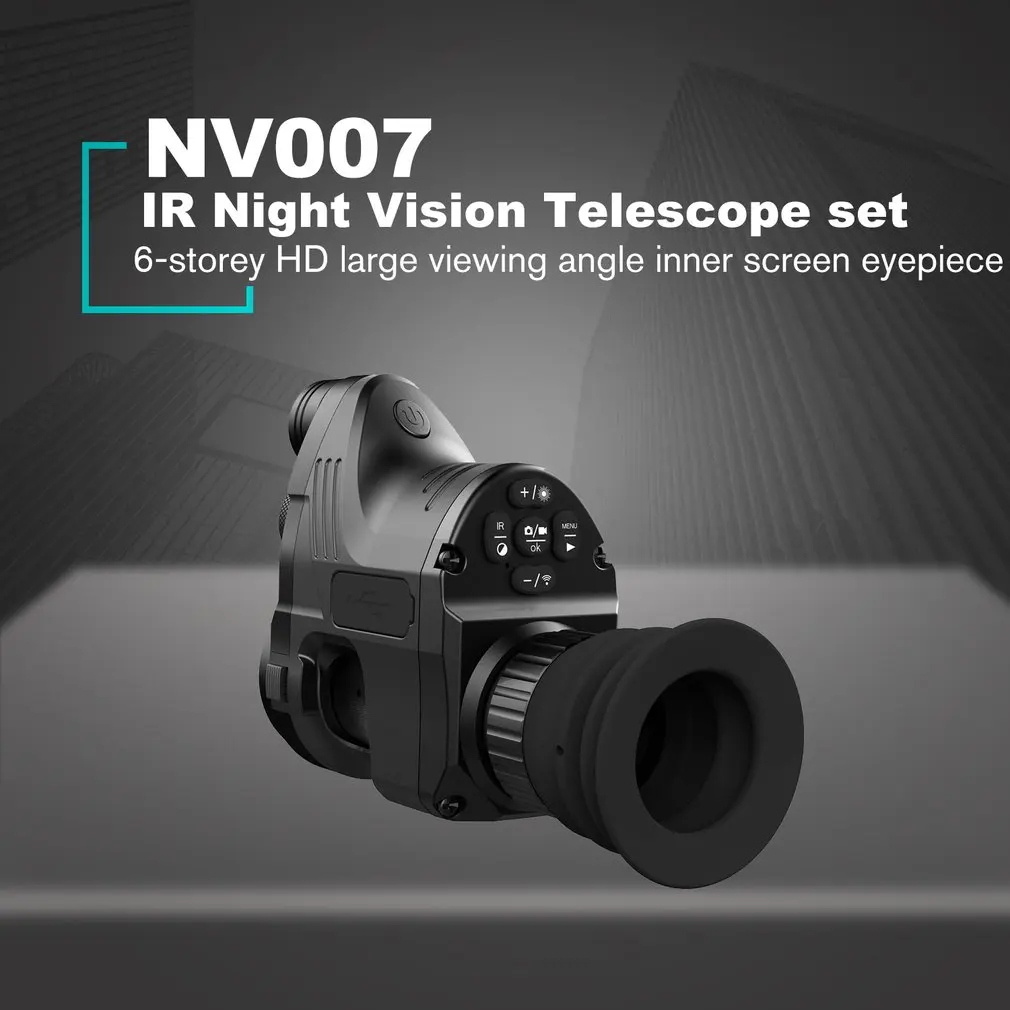 Инфракрасный светодиодный ИК ночного видения телескоп камеры открытый WiFi цифровые Монокуляры ночного видения с 8 P HD объективом
