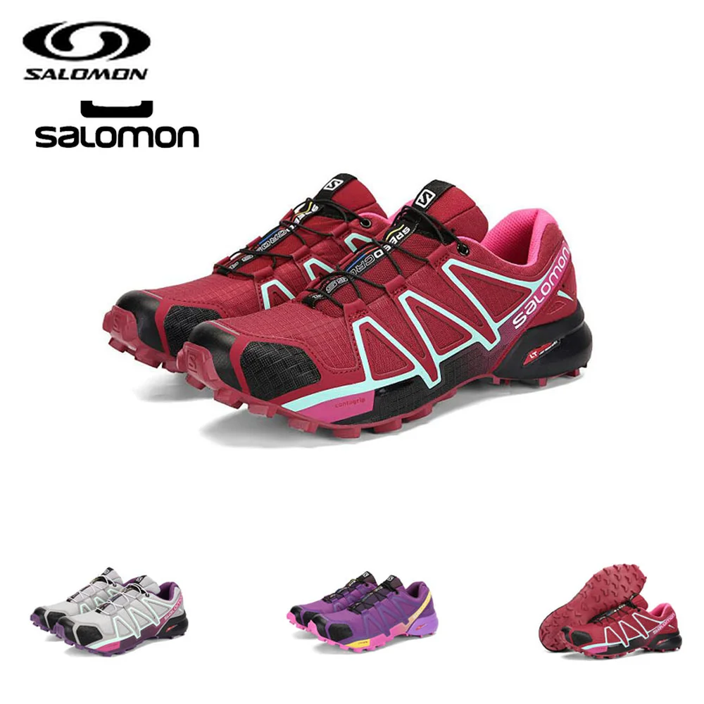 2018 Salomon speed Cross 4 Free Run Salomon Альпинизм кроссовки для женщин уличная обувь 36-41 3 вида цветов