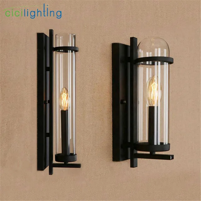 New Gl Led Wall Lamp Punk Art Decoration Home New Gl Led Wall Lamp Punk Art Decoration Home Lights Lighting E14 Candle