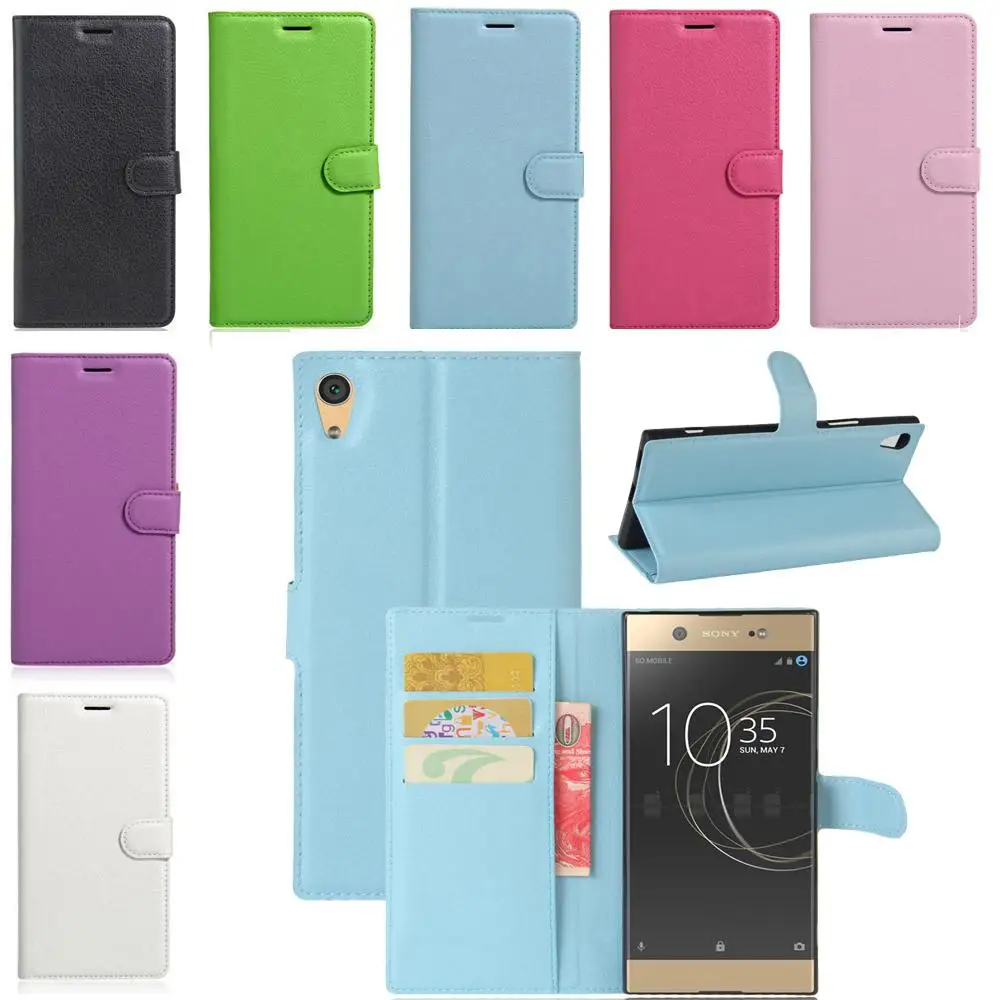 For Sony Xperia XA1 Ultra (6.0'') Hot Sale Fashion Magnetic Flip Slim PU Leather Stand Mobile Phone Case Cover With Card Pocket |