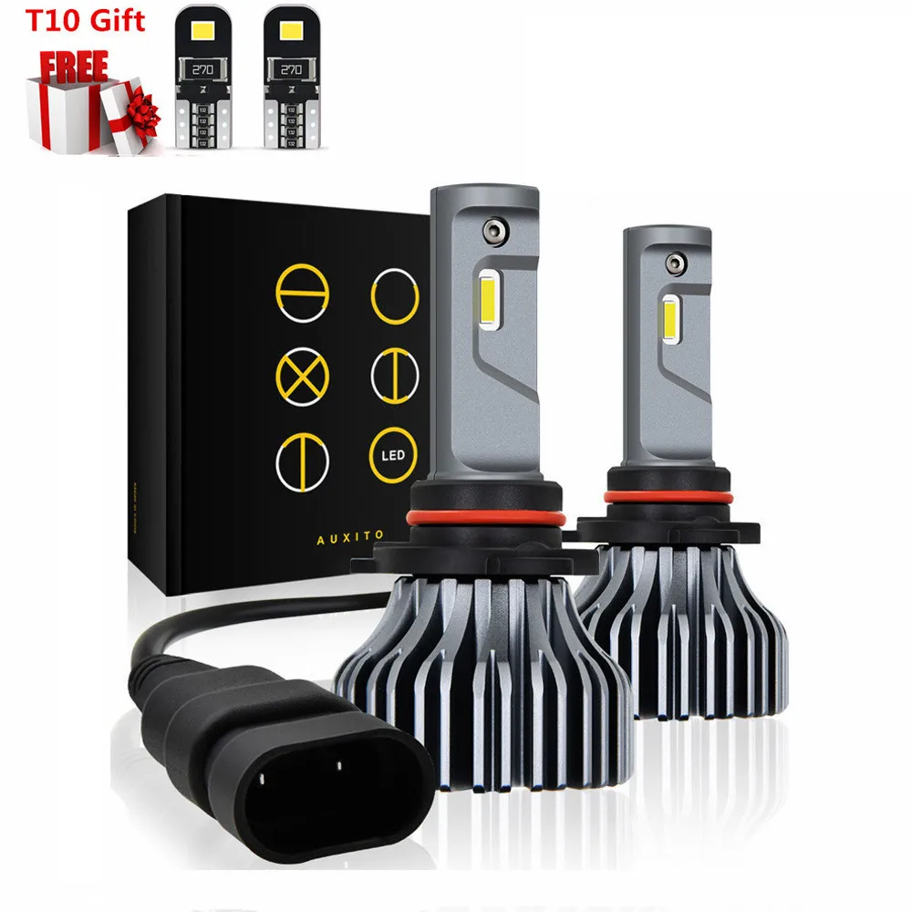 2 шт. H7 светодиодный H4 H11 H8 H9 9007/HB5 9005/HB3 9006/HB4 H13/9008 9000Lm Противотуманные фары с