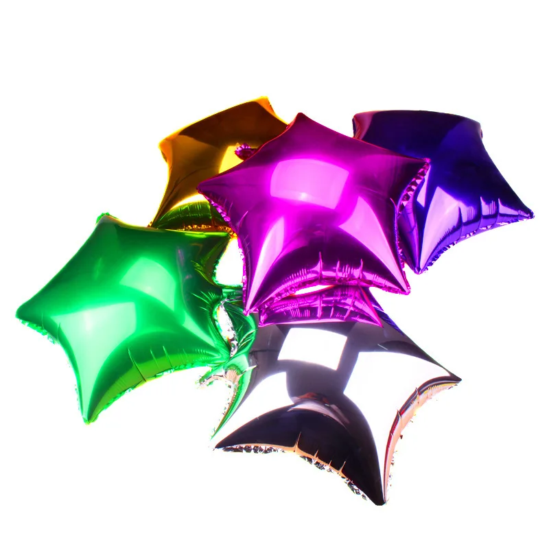

23 Inch Five-pointed Star Aluminum Film Aluminum Foil Balloon Wedding Wedding Venue Birthday Party Decoration Balloons