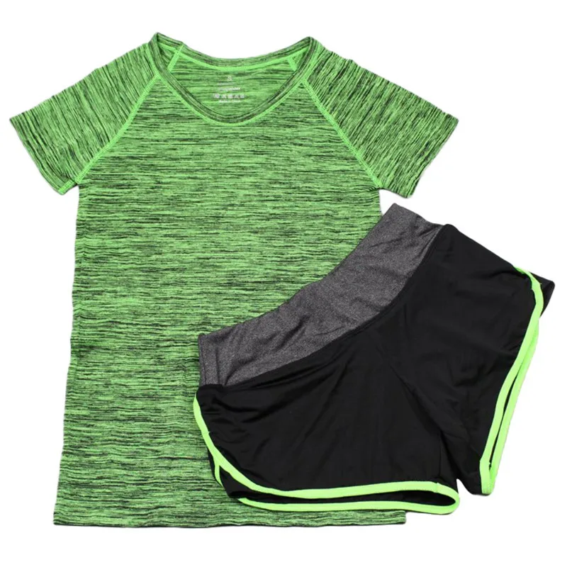 2 Pcs font b Women b font Yoga Sports Running Set Fitness font b Gym b