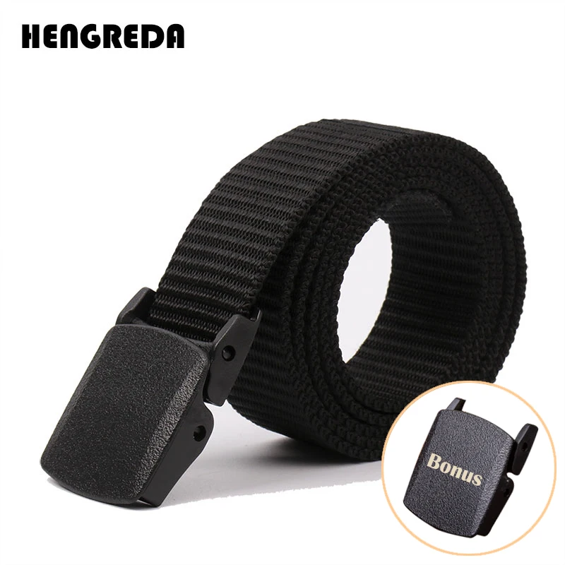 

Tactical Belt 2019 Nylon Military Waist Belt With Plastic Buckle Adjustable Outdoor Army Belts Breathable Lightweight 120cm