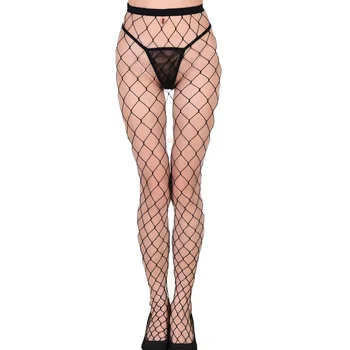 

Women Summer Sexy Grid Pattern Tights Ultra-thin Fish Net Anti-stripping Stockings Breathable Mesh Pantyhose Tights