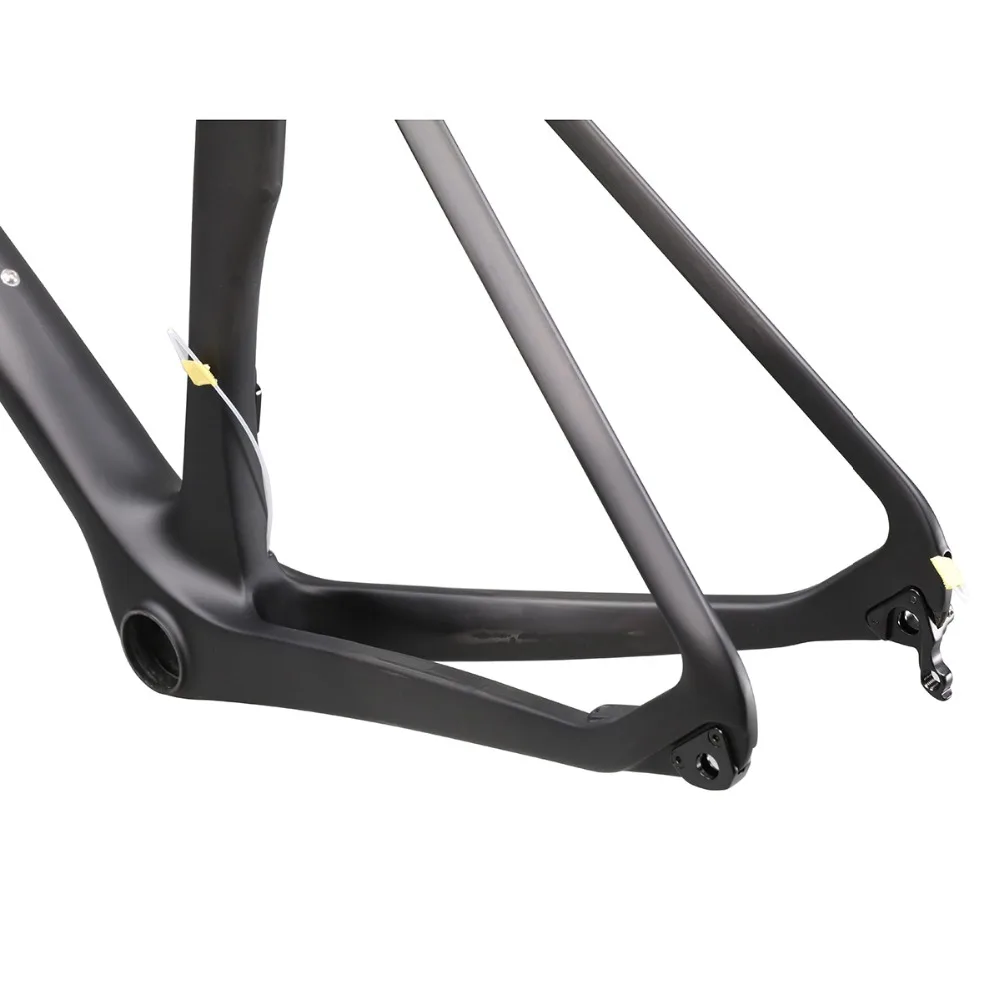 Best ICAN carbon T700 road disc frame BB386 flat mount front 100X12 rear 135X9 or 142X12 road bike frame 4