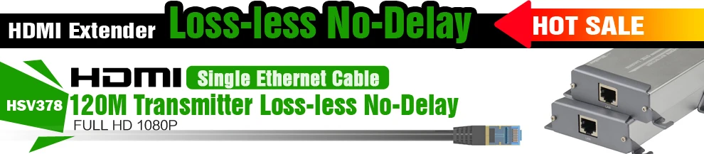 New Design HDMI Network Extender Sender&Receiver Over Cat5Cat5eCat6 Rj45 Ethernet Port Transmission Full HD1080p HDMI Extender (14)