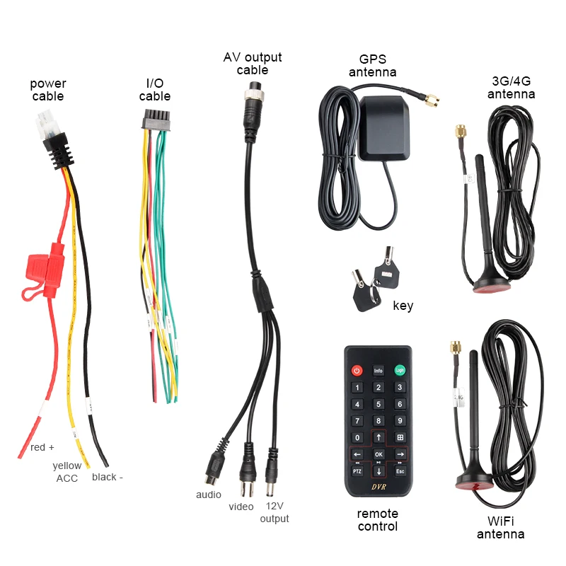3G+GPS+WIFI AHD 1080P Mobile Dvr SD Card 4CH Video/Audio Input Mdvr Real Time Video Watching PC/Phone Online Software Free Dvr