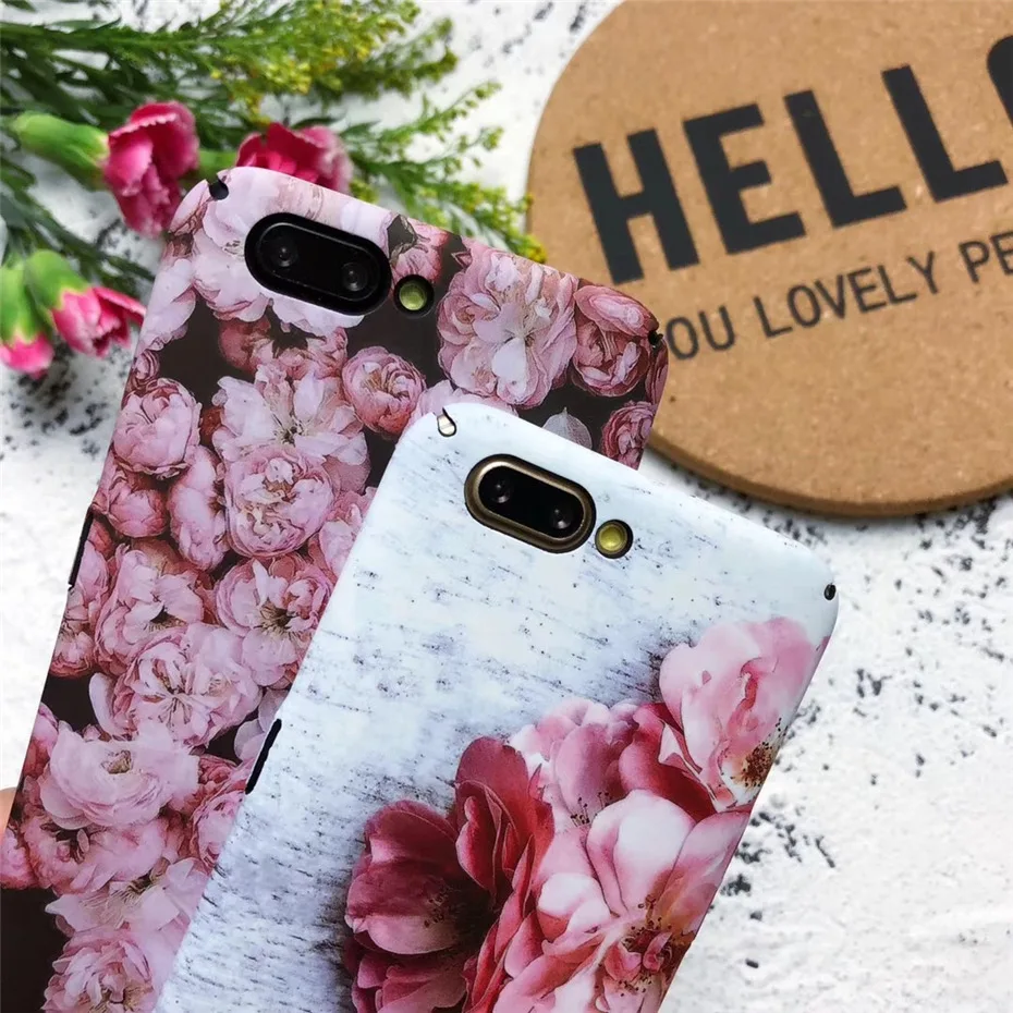 COQUEN ShockproofLuxuryFloralNoctilucentPC Case For iphone 6 5 5S SE 6 6S 8 7 Plus X Xs Max Xr Cases For iphone 6 Case Cute  (5)
