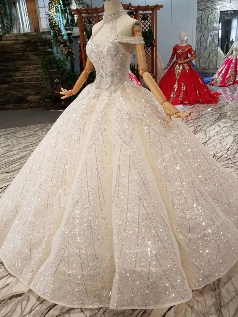 halter style wedding gowns