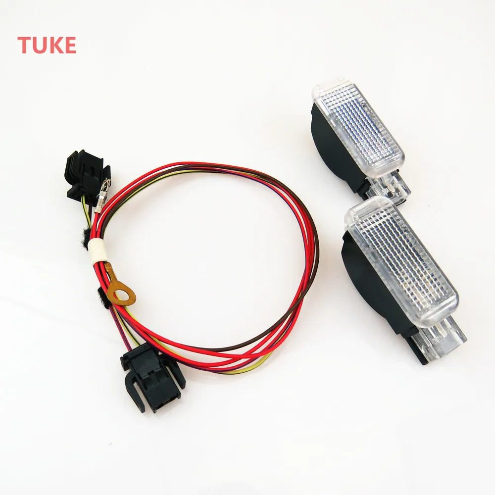 

Rear Trunk Door Panel Warning Light & Connection Cable Harness For VW Sharan Phaeton A2 A3 A7 Q3 Q5 TT Seat Leon 8KD 947 415 C