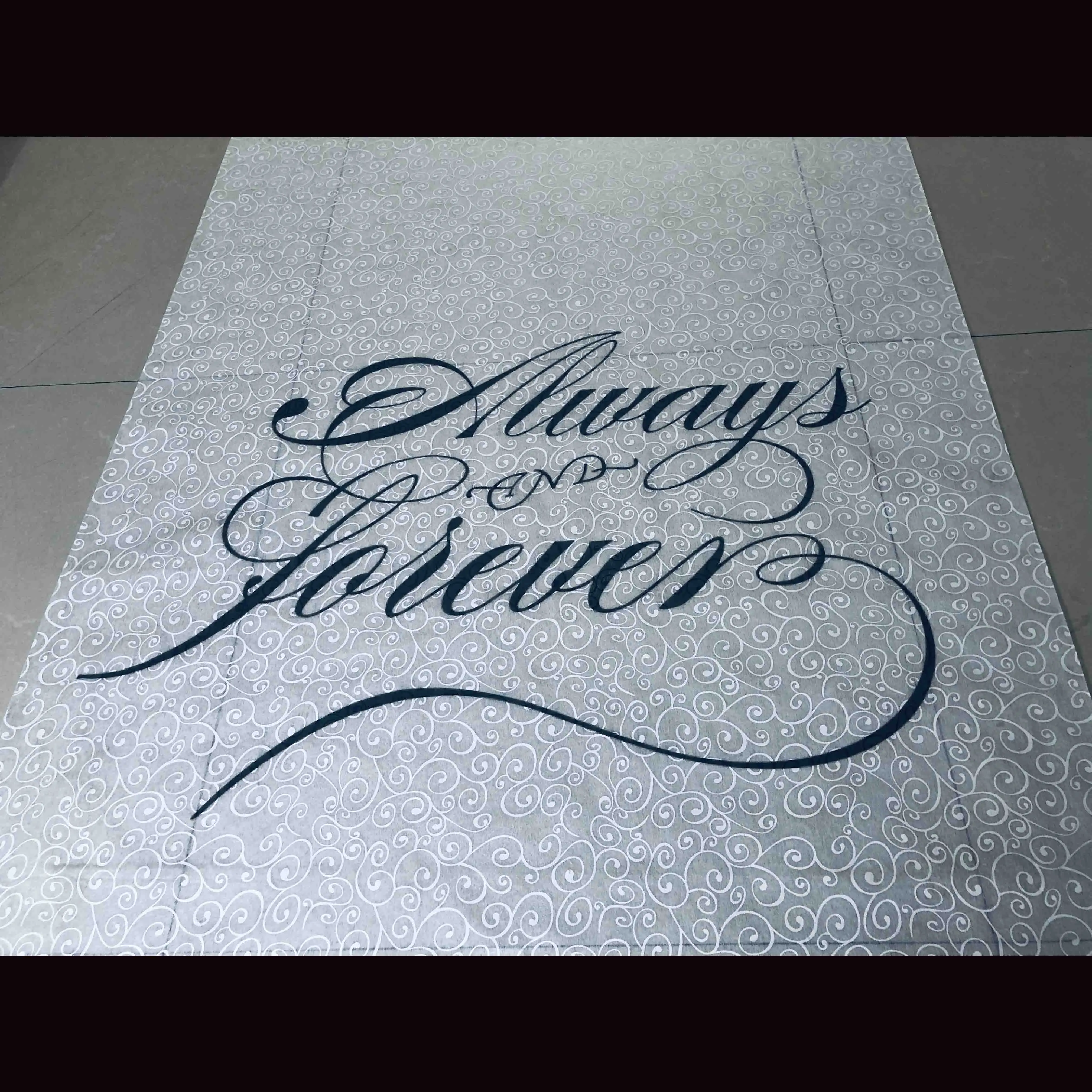 Белый цвет лоза шаблон прохода бегун для романтические украшения для свадьбы свадебные декоративные изделия идея церкви в помещении использовать Свадебный бегун