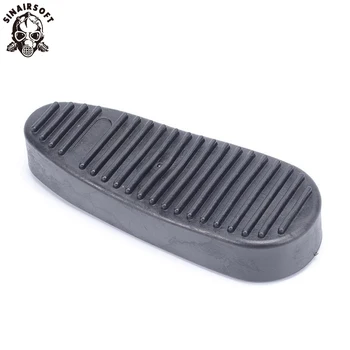 

SINAIRSOFT Durable Non-Slip Ribbed Slip On Rubber Recoil Pad Combat Buttpad Butt Pads For 6 Position Stock Hunting Paintball