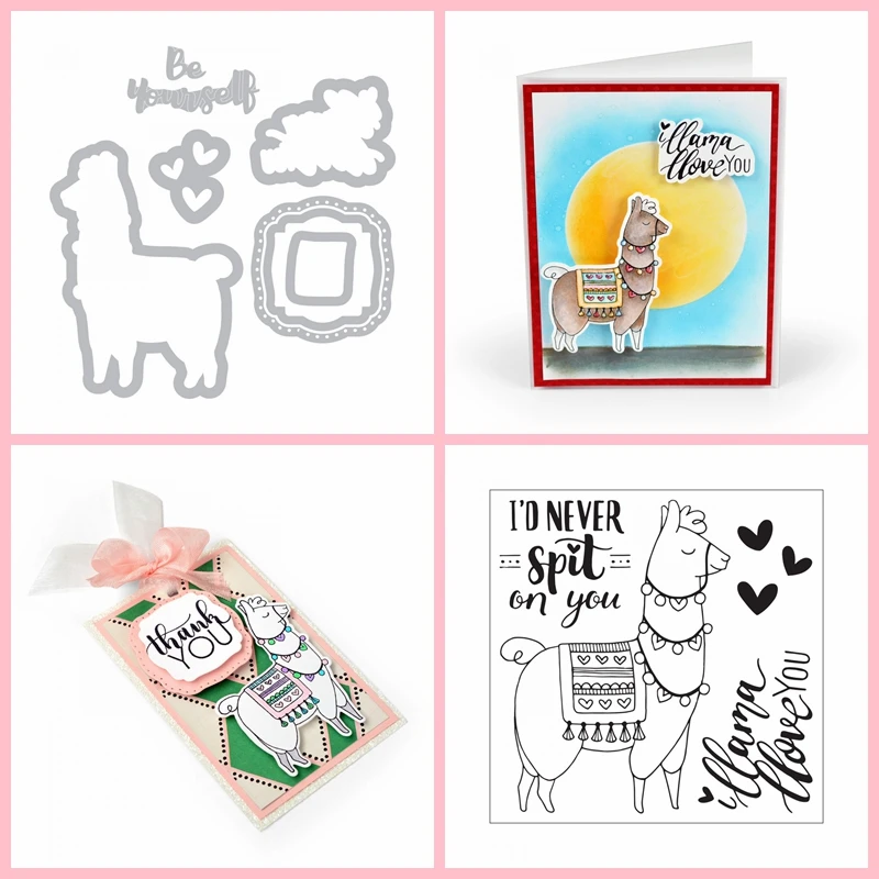

CAMEL" DIY Cutting Die And Clear Stamp Scrapbooking Embossing Template Stencil Photo Card Album Making Decoration