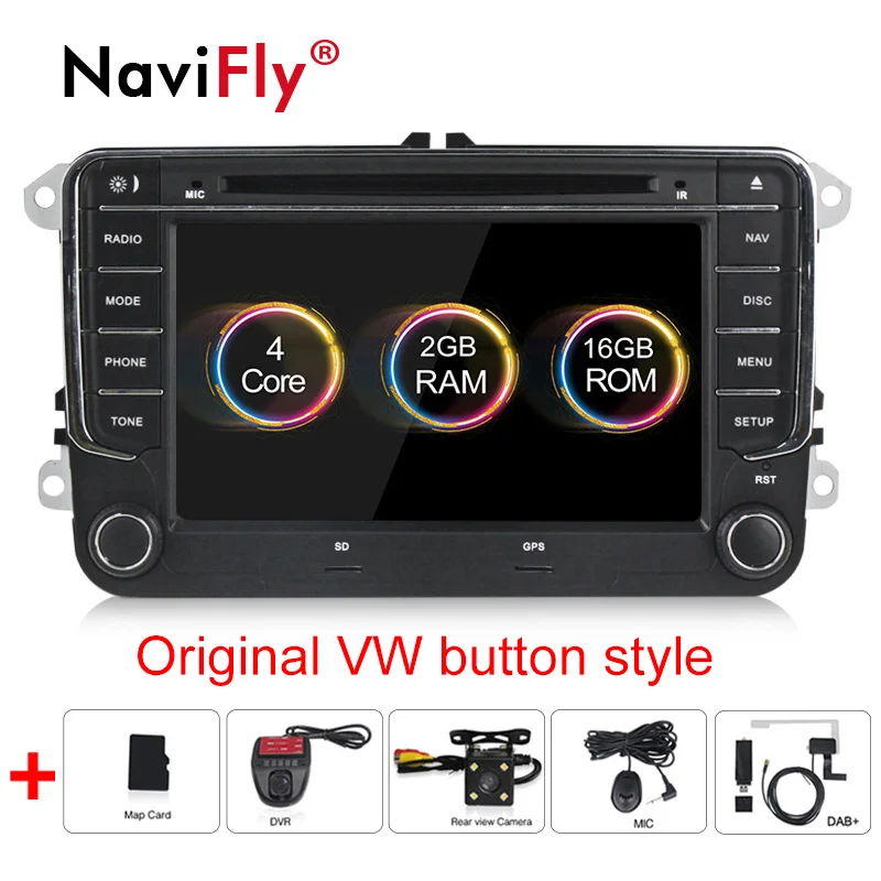 Android 8 1 автомобильный dvd плеер радио FM для VW polo golf passat b6 tiguan skoda yeti superb rapid GPS Navi WIFI RDS