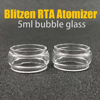 

New Arrived Original vapesoon Blitzen RTA Atomizer 5ml fatboy Glass Tube For Blitzen RTA Atomizer bubble glass Atomizer tank