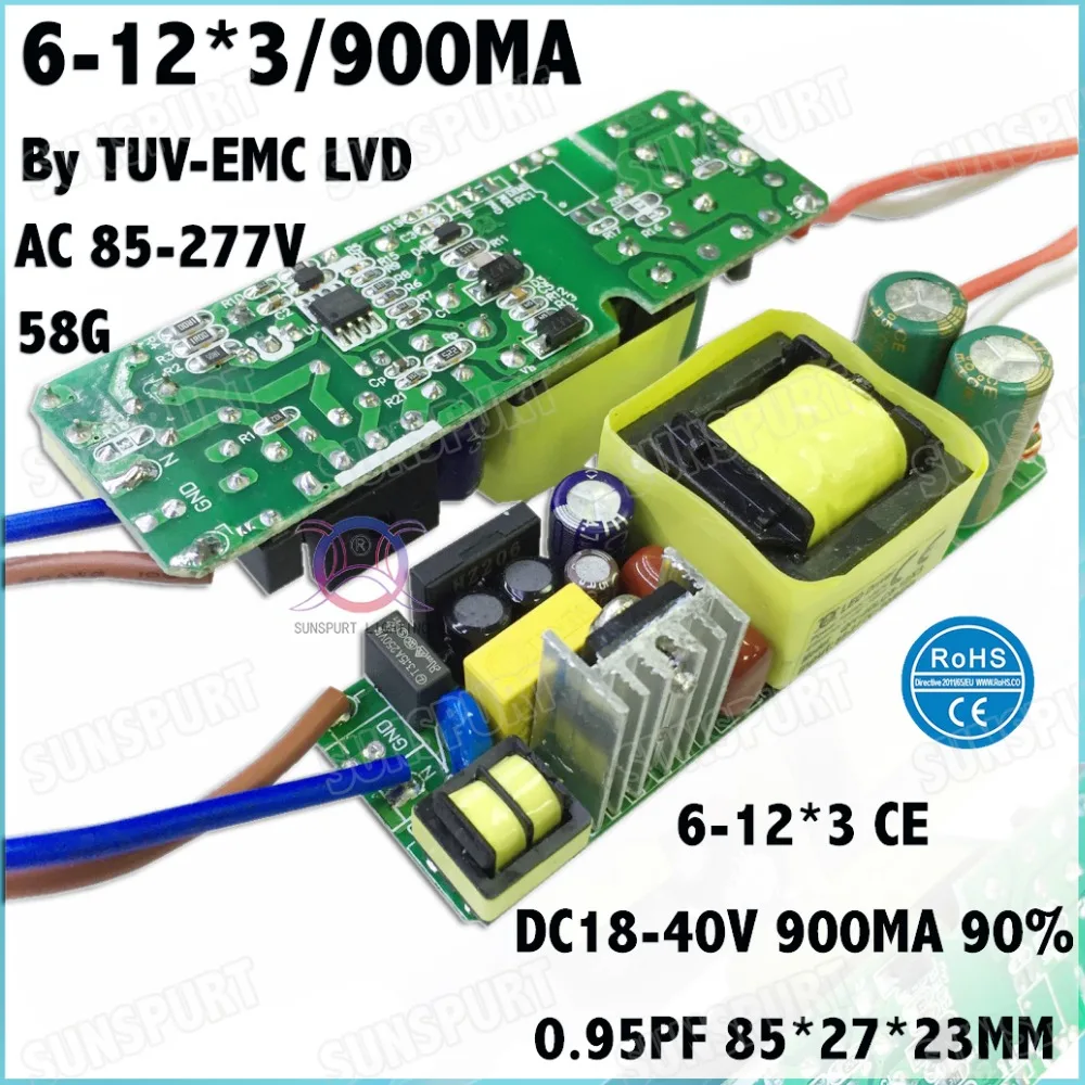 3 шт. светодиодный драйвер для потолочных ламп IP67 40 Вт|led power|led driverconstant current led |