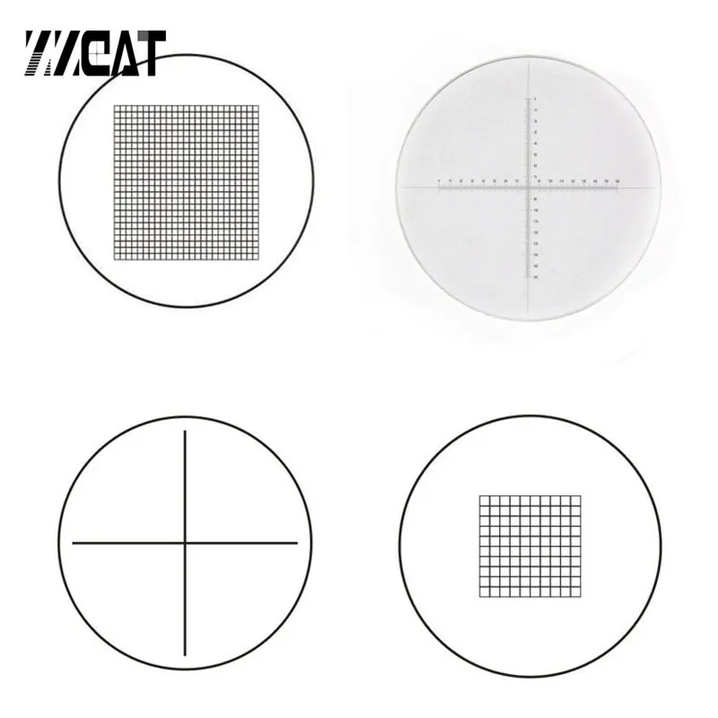 

Diameter 19mm Optical Microscope Eyepiece Micrometer Ocular Calibration Slide for Biological Metallogical Microscope Eyepiece