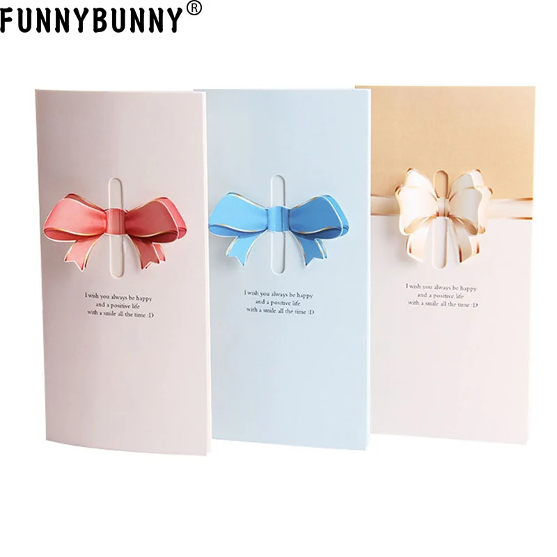 FUNNBUNNY 10 шт. свадебный набор пригласительных карточек 3D открытка открытки на день рождения Дети спасибо открытки с конвертами на День Благодарения