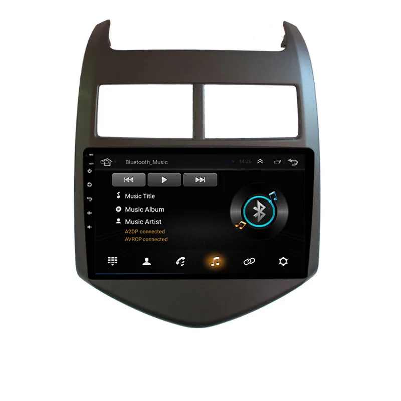 Top 9 inch android 8.1 car dvd multimedia gps navigation for Chevrolet Aveo/Sonic 2011 2012 2013 radio stereo bluetooth wifi 1