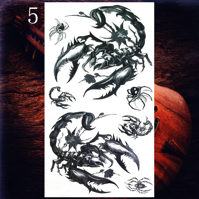 Y-XLWAN Дракон тату леди креативные татуировки наклейки мужские Одноразовые наклейки-татуировки водонепроницаемые татуировки зеркало наклейки на стену