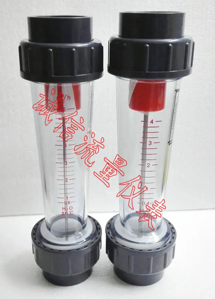 2 inch internal thread, LZS 50 plastic float meter, sewage flowmeter