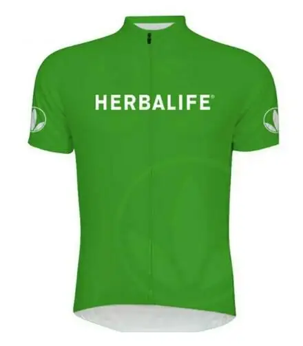 T2018 Новый Велоспорт Джерси Herbalife Зеленый Лучшее качество одежда для велоспорта