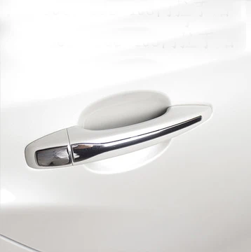 

8pcs Stainless steel for Citroen New C-QUATRE Peugeot 3008 308 408 Car door Outside handle Decoration Sequins Plating sticker