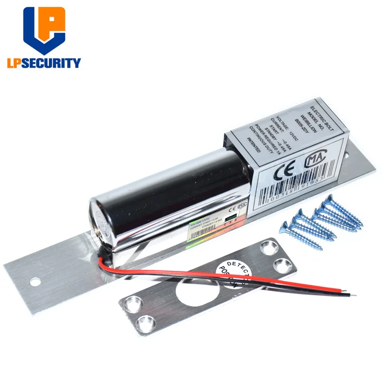LPSECURITY 12VDC 2 провода низкая температура таймер Электрический deadbolt Дверной