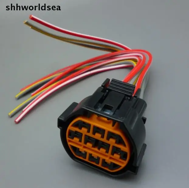 Shhworldsea 1 шт. 10 Pin Автомобильное гнездо для фары Hyundai Kia K2 авто разъем фар импорт 10pin