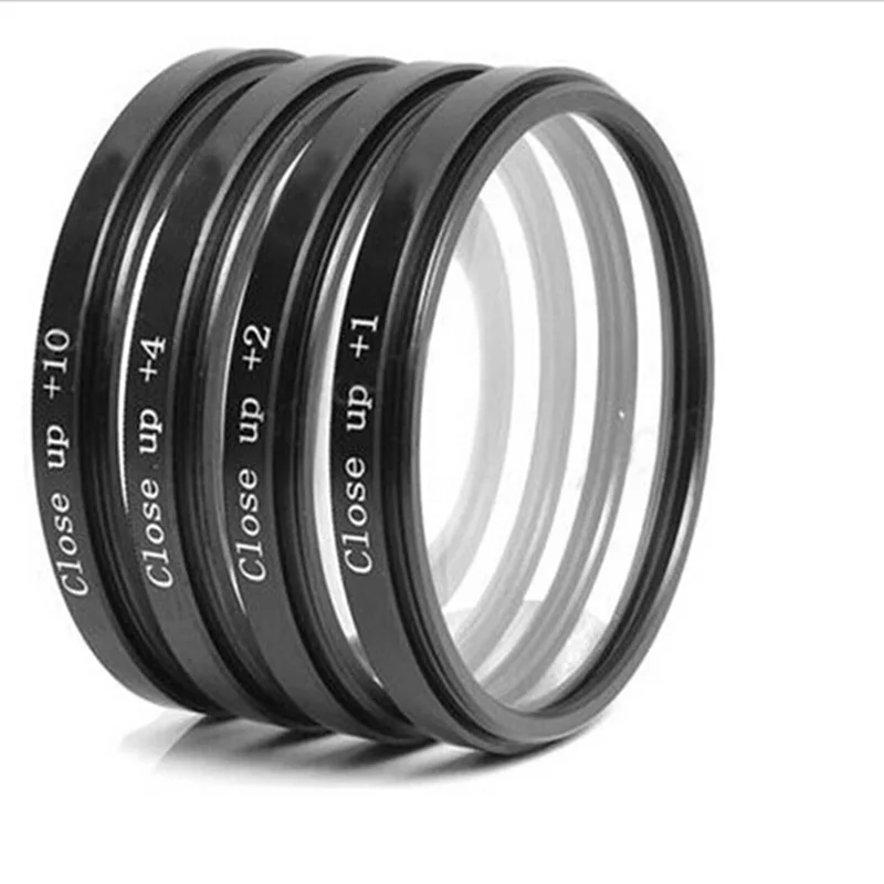 

high quality 52mm Macro Close-Up +1 +2 +4 +8 +10 Close Up Lens Filter for Canon Nikon sony DSLR camera D3100 D3200 D5100 D5000
