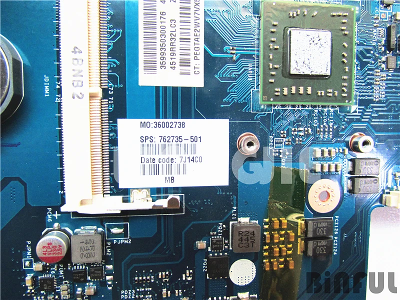 Материнская плата для ноутбука hp 15-G220CA 762735-501 A6-5200 TS W8STD ZSO51 LA-A996P полностью протестирована