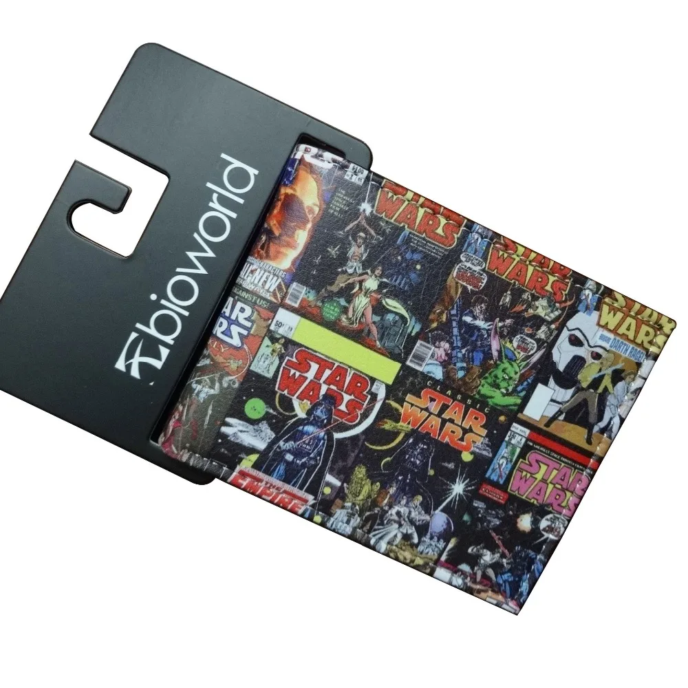 Bioworld Comics Star Wars Wallets High Quality Leather Purse Cartoon Anime Star-war Gift Money Bags Men Women Short Wallets