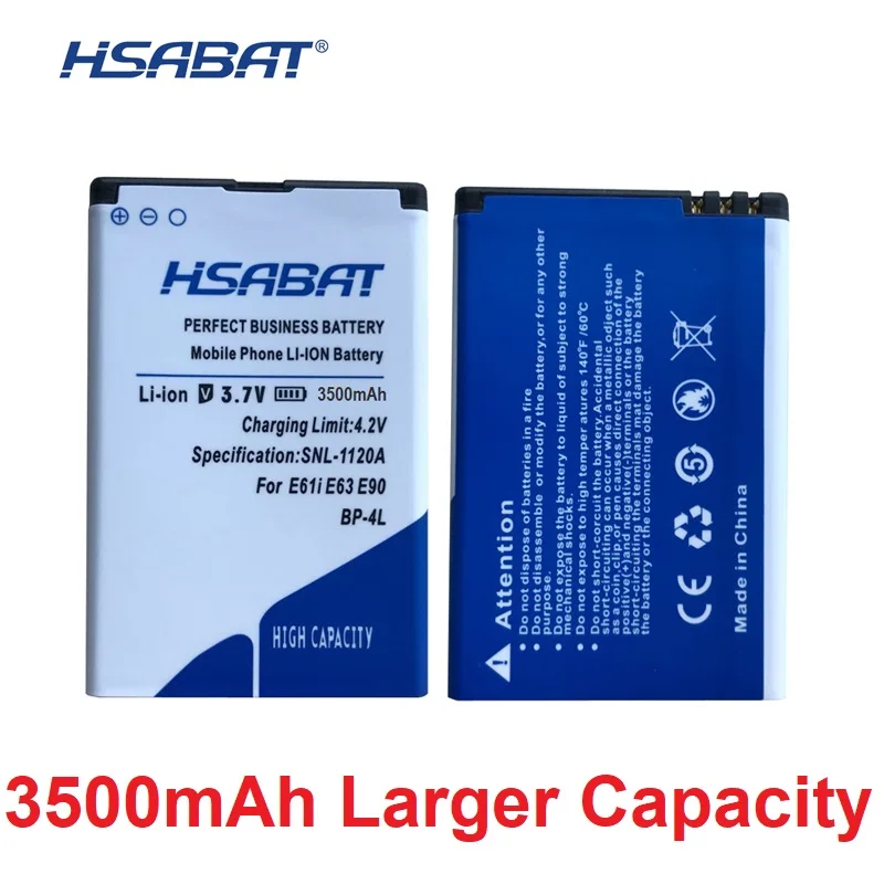 HSABAT battery For Nokia E61i E63 E90 E95 E72 E52 E71 6650F N810 N97