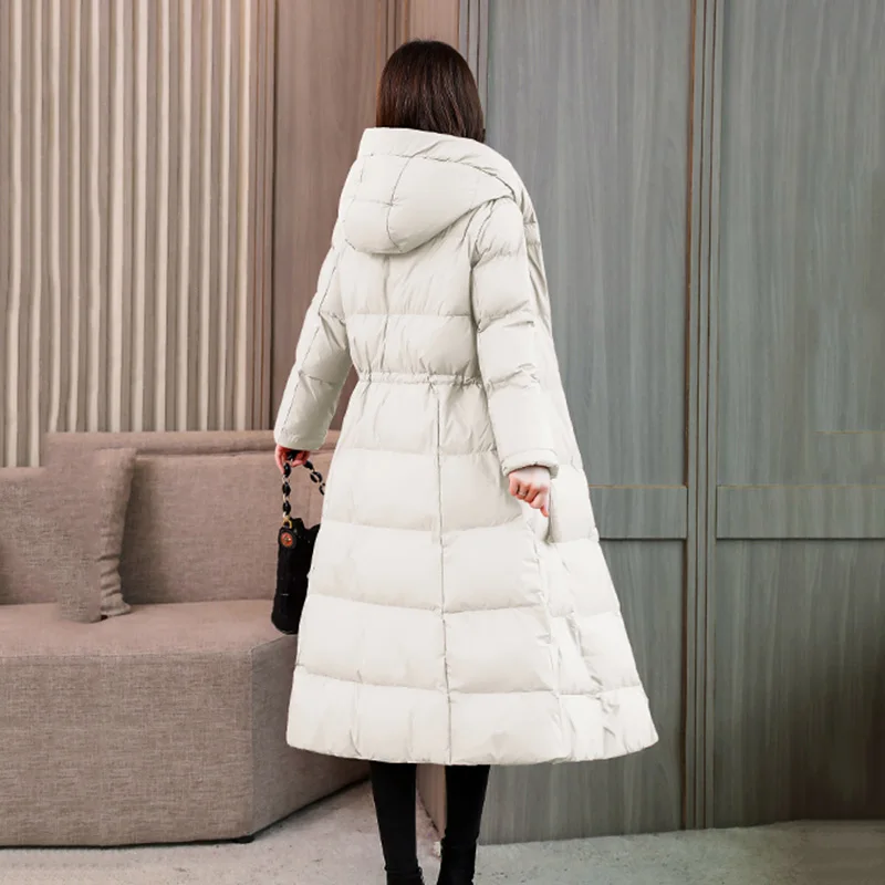 Winter New Collection Bio Fluff Hooded Women's Winter Coat Parka European Style Warm Stylish Women's Winter Jacket