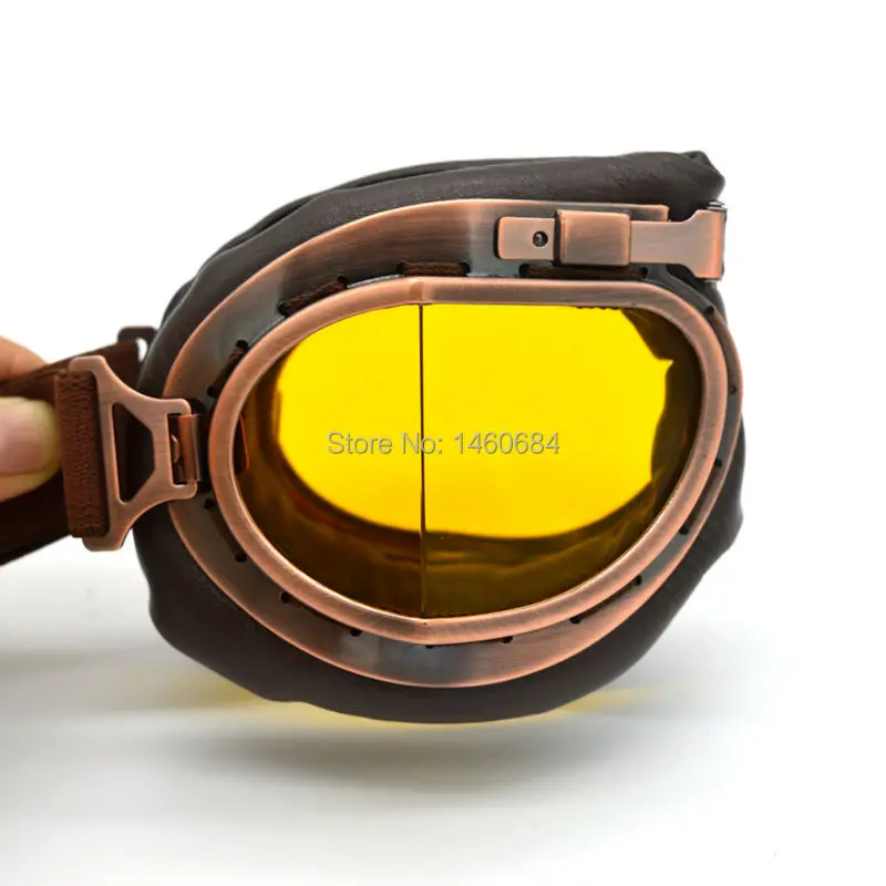 Evomosa новые универсальные винтажные очки для пилота байкера, мотоциклетные очки, очки для шлема с открытым лицом, полуочки для мотокросса для Harley