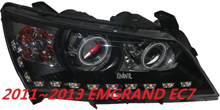 Автомобильная фара для Geely Emgrand EC7 фара EC715, EC718 EC7-RV 2009~ 2013 года DRL Bi Xenon объектив HI LO HID противотуманная фара