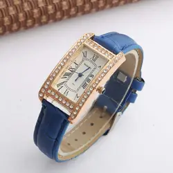 Новые WOMAGE часы прямоугольник Часы Для женщин модные женские туфли платье часы кварцевые наручные relogio feminino reloj mujer 2018
