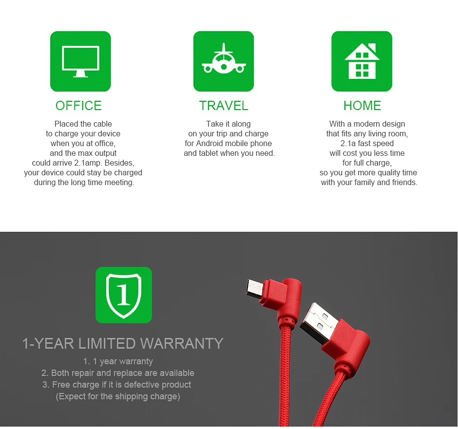 APPACS Micro usb-кабель передачи данных 5 V 2.4A TPE 90 usb-кабель для samsung/Xiaomi/huawei Android 1 m 2 m для быстрой зарядки Кабели Micro-USB