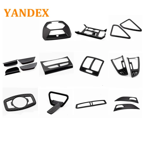 Car All Kinds of Interior Accessories carbon fiber black decoration Cover Trim for Ford 2017 2018 Kuga accessories   Car All Kinds of Interior Accessories carbon fiber black decoration Cover Trim for Ford 2017 2018 Kuga accessories