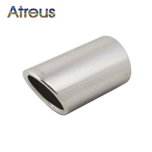 Atreus 1pcs Stainless Steel Car Exhaust Muffler Tip Pipes For Toyota Rav4 RAV 4 2013 2014 High quality Auto Accessories
