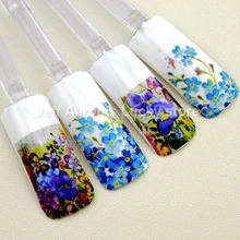 Переводные картинки для ногтей, Переводные картинки, инструменты для дизайна ногтей, 12 шт./партия