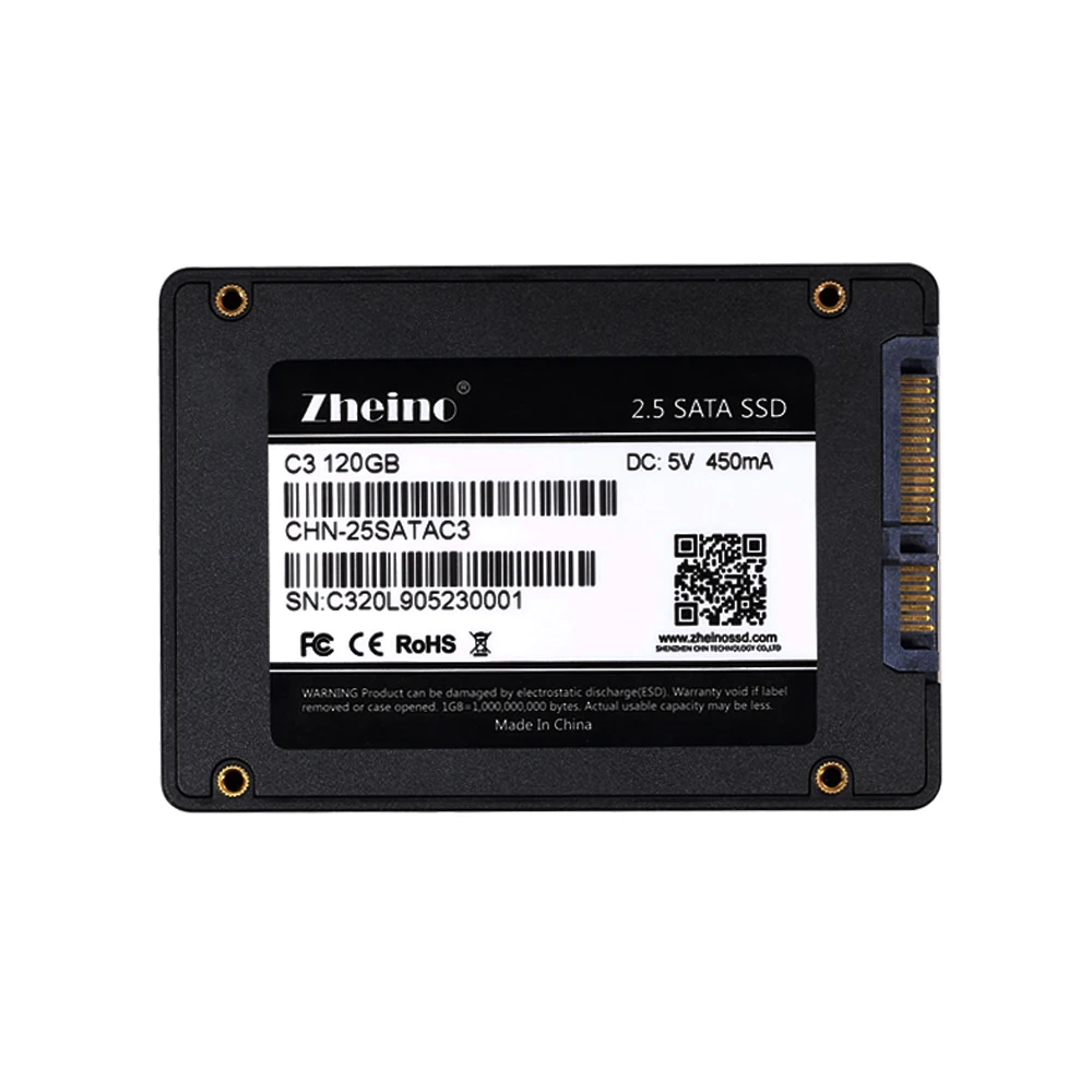 (A3-120GB) Zheino SSD SATAIII Твердотельный накопитель 6 Гбит/с 3D Nand Flash для портативных ПК Desktop