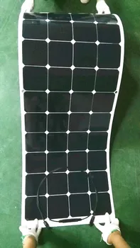 

1PCS 100W flexible PV solar panel 12V solar cell/module/system RV/car/boat battery charger LED Sunpower light kit