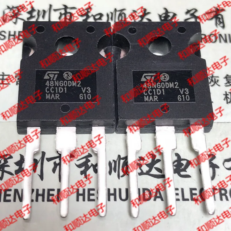 10 шт./лот 48N60DM2 STW48N60DM2 к-247 600V 40A