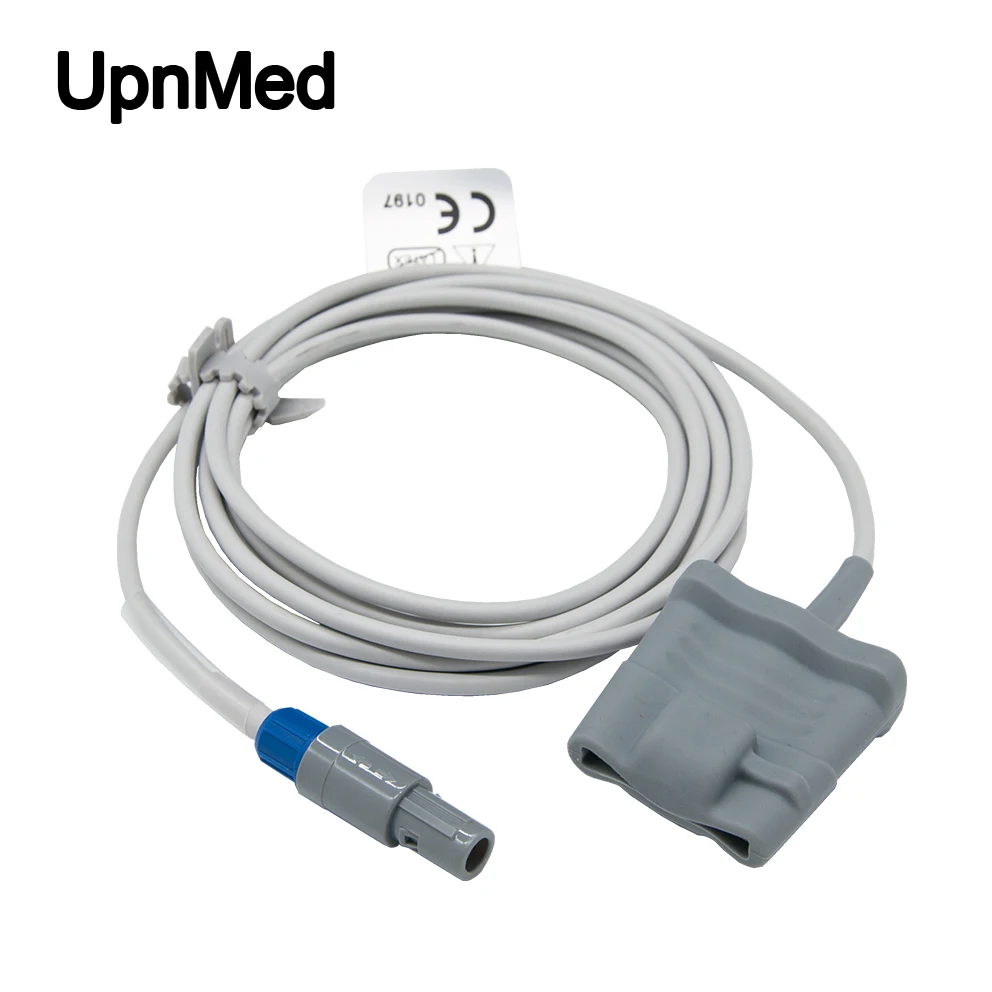 

Compatible Spo2 Patient monitor for Edan adult silicone soft tip spo2 sensor,6 pin 40 degree